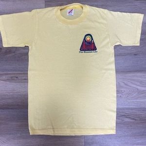 Yellow single stitch tee (jerzees)